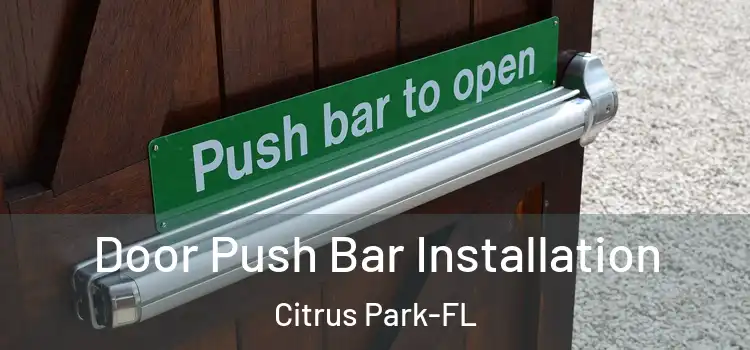 Door Push Bar Installation Citrus Park-FL